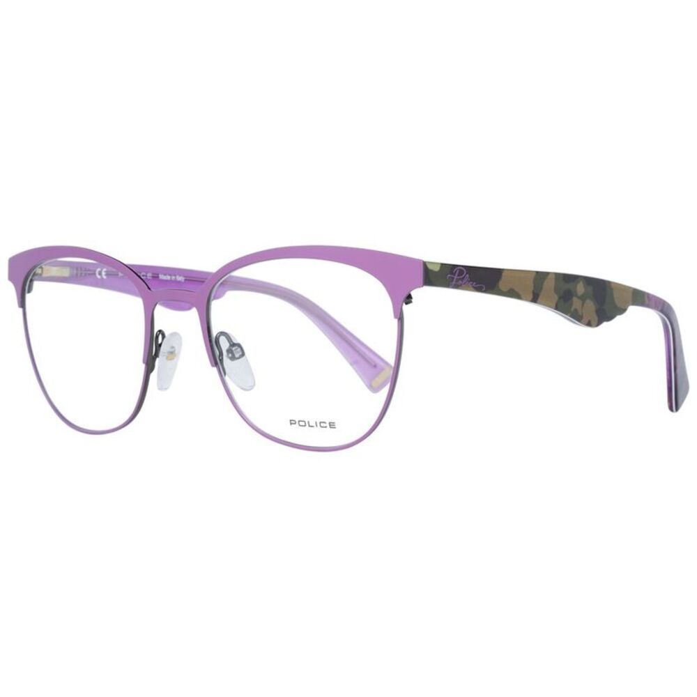 Police PL748J 583X Purple Camouflage Eyeglae Women Purple Frames